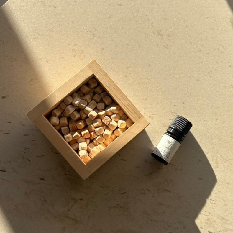 ヒノキの香り粒 升入り