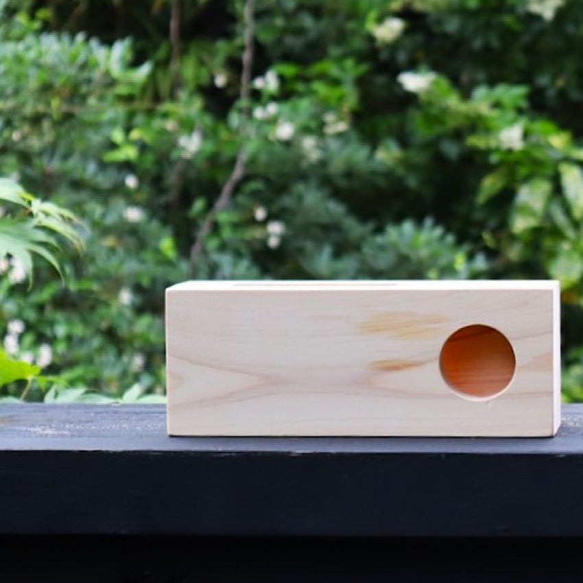 ヒノキのスピーカー