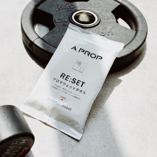 RE:SET アロマウェットタオル｜A PROP×ヒノキノヒ